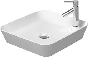 DURAVIT CAPE COD umývadlo na dosku 46 cm, s otvorom pre batériu, bez prepadu