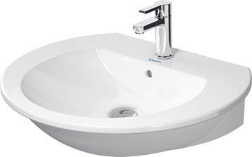 DURAVIT DARLING NEW umývadlo 65 cm, s otvorom pre batériu a prepadom