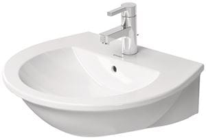 DURAVIT DARLING NEW umývadlo 55 cm, s otvorom pre batériu a prepadom