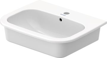DURAVIT D-CODE umývadlo 54,5 cm, s otvorom pre batériu a prepadom