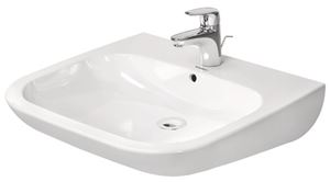 DURAVIT D-CODE umývadlo 60 cm, s otvorom pre batériu a prepadom
