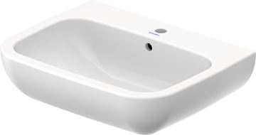 DURAVIT D-CODE umývadlo 65 cm, s otvorom pre batériu a prepadom