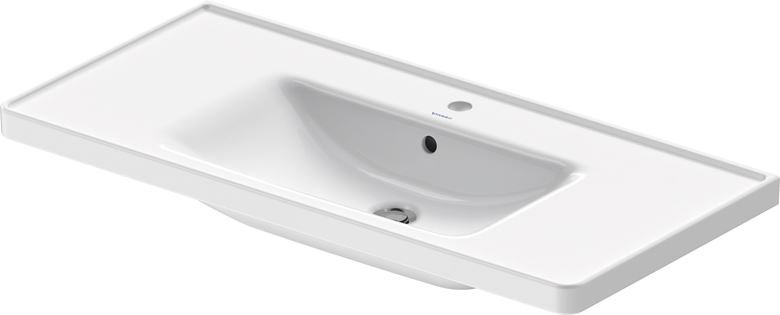 DURAVIT D-NEO umývadlo 100,5 cm, s otvorom pre batériu a prepadom, WonderGliss 23671000001 Obrázek - Hlavní obrázek