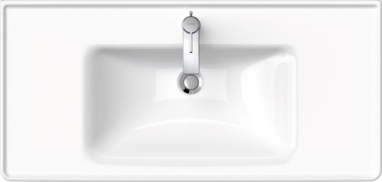 DURAVIT D-NEO umývadlo 100,5 cm, s otvorom pre batériu a prepadom, WonderGliss 23671000001 Obrázek - fotka