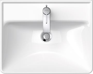 DURAVIT D-NEO umývadlo 55 cm, s otvorom pre batériu a prepadom 2366550000 Obrázek - fotka