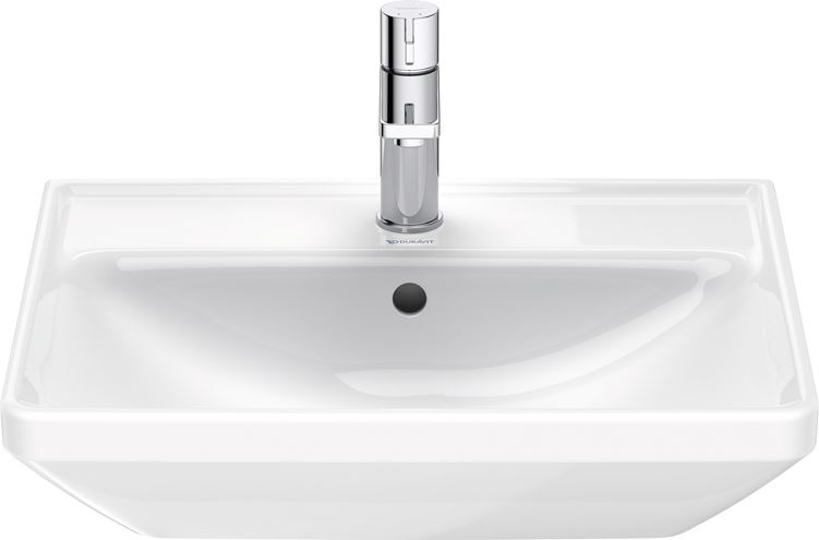 DURAVIT D-NEO umývadlo 55 cm, s otvorom pre batériu a prepadom 2366550000 Obrázek - fotka
