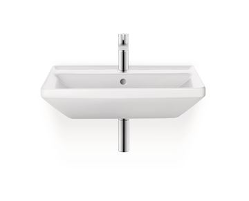 DURAVIT D-NEO umývadlo 55 cm, s otvorom pre batériu a prepadom 2366550000 Obrázek - fotka