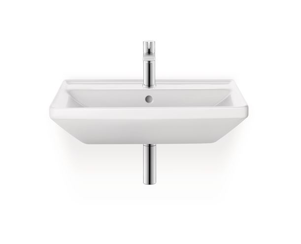 DURAVIT D-NEO umývadlo 55 cm, s otvorom pre batériu a prepadom 2366550000 Obrázek - fotka