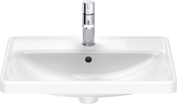 DURAVIT D-NEO umývadlo 60 cm, s otvorom pre batériu a prepadom, WonderGliss 03576000271 Obrázek - fotka