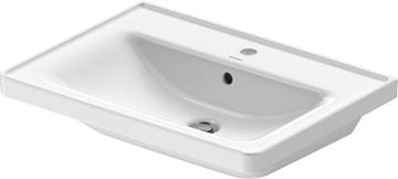 DURAVIT D-NEO umývadlo 65 cm, s otvorom pre batériu a prepadom