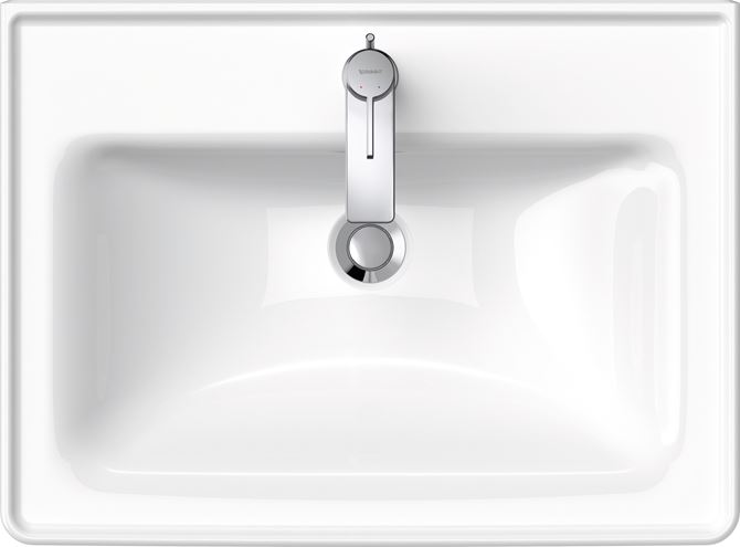 DURAVIT D-NEO umývadlo 65 cm, s otvorom pre batériu a prepadom 2367650000 Obrázek - fotka