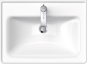 DURAVIT D-NEO umývadlo 65 cm, s otvorom pre batériu a prepadom 2367650000 Obrázek - fotka