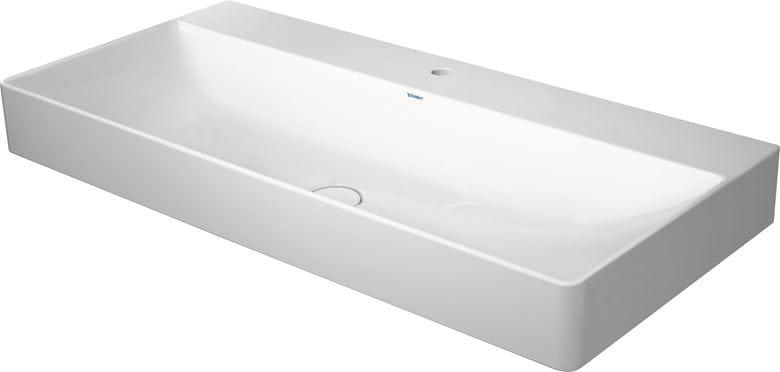 DURAVIT DURASQUARE umývadlo 100 cm, s otvorom pre batériu, bez prepadu 2353100041 Obrázek - Hlavní obrázek