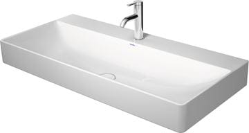 DURAVIT DURASQUARE umývadlo 100 cm, s otvorom pre batériu, bez prepadu 2353100041 Obrázek - fotka