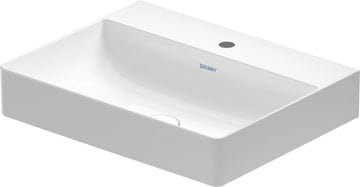 DURAVIT DURASQUARE umývadlo 60 cm, s otvorom pre batériu, bez prepadu