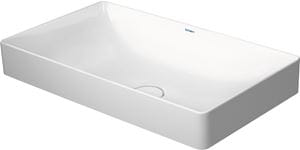 DURAVIT DURASQUARE umývadlo 60 cm, bez prepadu