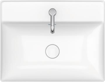 DURAVIT DURASQUARE umývadlo 60 cm, bez prepadu 2354600070 Obrázek - fotka