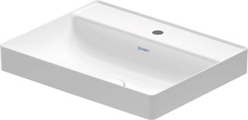 DURAVIT DURASQUARE umývadlo 60 cm, s otvorom pre batériu, bez prepadu, brúsené