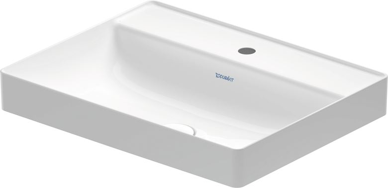DURAVIT DURASQUARE umývadlo 60 cm, s otvorom pre batériu, bez prepadu, brúsené 2354600041 Obrázek - Hlavní obrázek