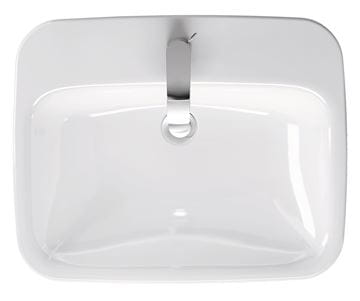 DURAVIT DURASTYLE umývadlo 61,5 cm, s otvorom pre batériu a prepadom 0374620000 Obrázek - fotka