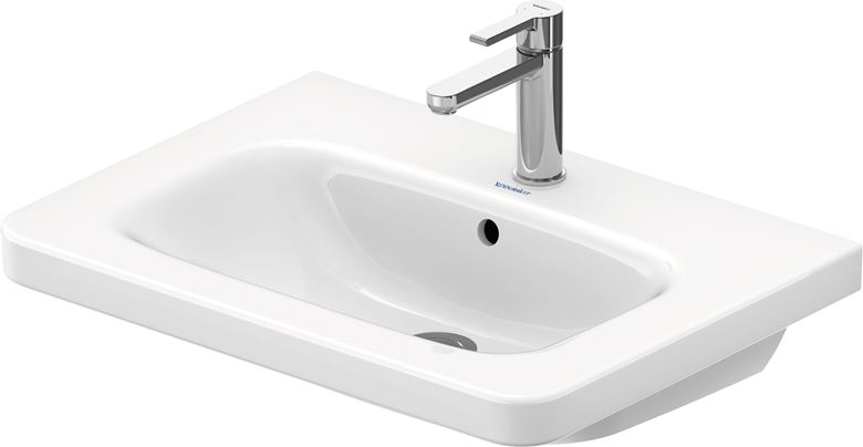 DURAVIT DURASTYLE umývadlo 65 cm, s otvorom pre batériu a prepadom 2320650000 Obrázek - fotka