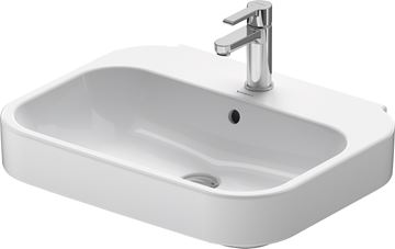 DURAVIT HAPPY D.2 umývadlo 60 cm, s otvorom pre batériu a prepadom 2316600000 Obrázek - fotka