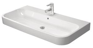 DURAVIT HAPPY D.2 umývadlo 100 cm, s otvorom pre batériu a prepadom, WonderGliss