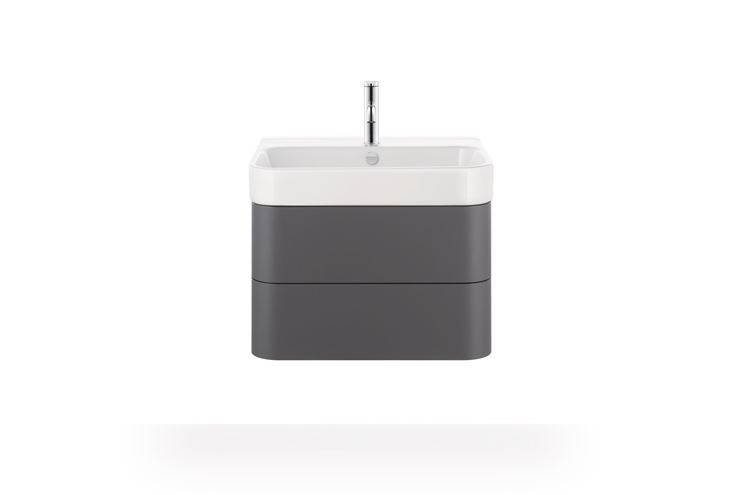 DURAVIT HAPPY D.2 umývadlo 65 cm, s otvorom pre batériu a prepadom 2318650000 Obrázek - fotka
