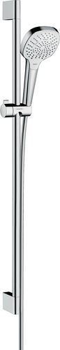 HANSGROHE CROMA SELECT E MULTI 3JET sprchová súprava 3-dielna, ručná sprcha 110x110 mm, 3 prúdy, tyč, hadica, EcoSmart, biela/chróm 26591400 Obrázek - Hlavní obrázek