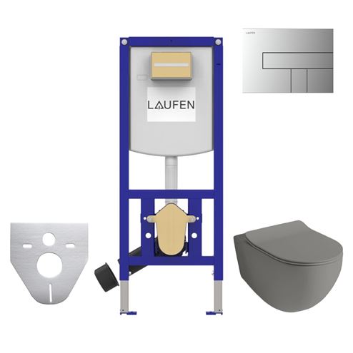ARTCERAM FILE 2.0 závesné WC s montážnym prvkom Laufen Ineo CW102, Rimless splachovanie, SoftClose sedátko, chrómové tlačidlo PT3.LADF-RSC.CR.20 Obrázek - Hlavní obrázek