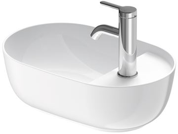 DURAVIT LUV umývadlo na dosku 42 cm, s otvorom pre batériu, bez prepadu