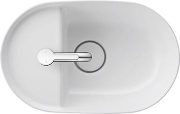 DURAVIT LUV umývadlo na dosku 42 cm, s otvorom pre batériu, bez prepadu 0381420000 Obrázek - fotka