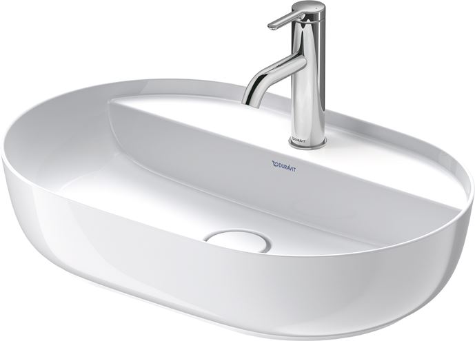 DURAVIT LUV umývadlo na dosku 60 cm, s otvorom pre batériu, bez prepadu 0380600000 Obrázek - fotka