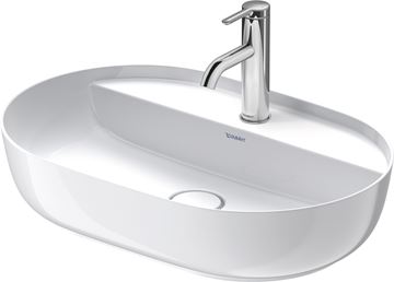 DURAVIT LUV umývadlo na dosku 60 cm, s otvorom pre batériu, bez prepadu 0380600000 Obrázek - fotka