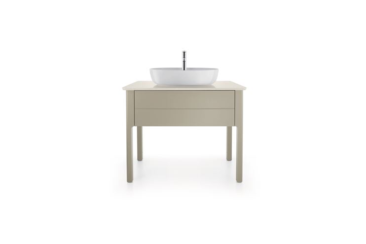 DURAVIT LUV umývadlo na dosku 60 cm, s otvorom pre batériu, bez prepadu 0380600000 Obrázek - fotka