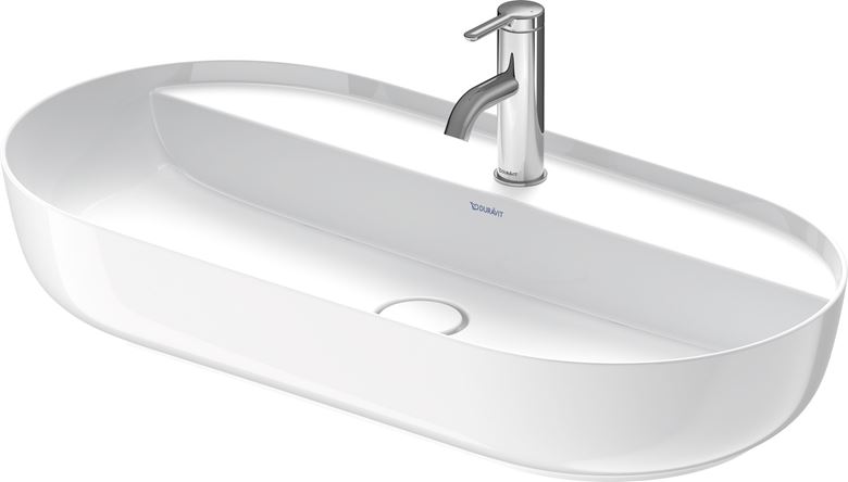 DURAVIT LUV umývadlo na dosku 80 cm, s otvorom pre batériu, bez prepadu 0380800000 Obrázek - Hlavní obrázek