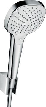 HANSGROHE CROMA SELECT E VARIO 3JET sprchová súprava 3-dielna, ručná sprcha 110x110 mm, 3 prúdy, hadica, držiak, biela/chróm