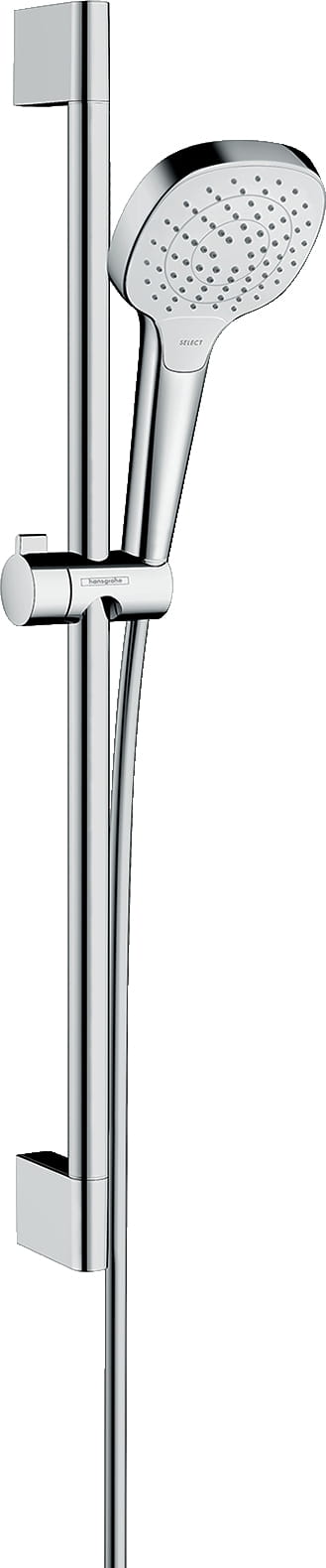 HANSGROHE CROMA SELECT E VARIO 3JET sprchová súprava 3-dielna, ručná sprcha 110x110 mm, 3 prúdy, tyč, hadica, biela/chróm