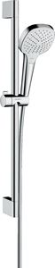 HANSGROHE CROMA SELECT E VARIO 3JET sprchová súprava 3-dielna, ručná sprcha 110x110 mm, 3 prúdy, tyč, hadica, biela/chróm