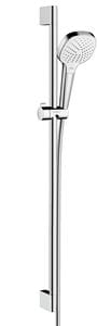 HANSGROHE CROMA SELECT E VARIO 3JET sprchová súprava 3-dielna, ručná sprcha 110x110 mm, 3 prúdy, tyč, hadica, biela/chróm