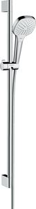 HANSGROHE CROMA SELECT E VARIO 3JET sprchová súprava 3-dielna, ručná sprcha 110x110 mm, 3 prúdy, tyč, hadica, EcoSmart, biela/chróm