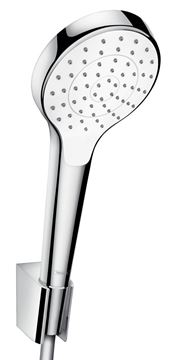 HANSGROHE CROMA SELECT S 1JET sprchová súprava 3-dielna, ručná sprcha pr. 110 mm, hadica, držiak, biela/chróm