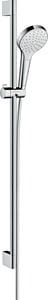 HANSGROHE CROMA SELECT S 1JET sprchová súprava 3-dielna, ručná sprcha pr. 110 mm, tyč, hadica, biela/chróm