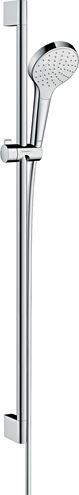 HANSGROHE CROMA SELECT S 1JET sprchová súprava 3-dielna, ručná sprcha pr. 110 mm, tyč, hadica, biela/chróm 26574400 Obrázek - Hlavní obrázek