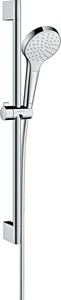 HANSGROHE CROMA SELECT S 1JET sprchová súprava 3-dielna, ručná sprcha pr. 110 mm, tyč, hadica, biela/chróm