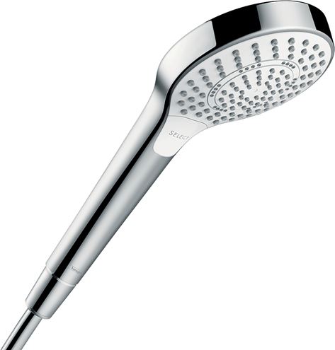 HANSGROHE CROMA SELECT S 3JET ručná sprcha pr. 110 mm, 3 prúdy, biela/chróm 26800400 Obrázek - Hlavní obrázek