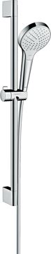 HANSGROHE CROMA SELECT S 3JET sprchová súprava 3-dielna, ručná sprcha pr. 110 mm, 3 prúdy, tyč, hadica, biela/chróm