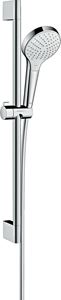 HANSGROHE CROMA SELECT S 3JET sprchová súprava 3-dielna, ručná sprcha pr. 110 mm, 3 prúdy, tyč, hadica, biela/chróm
