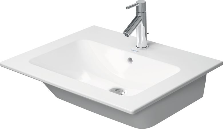 DURAVIT ME BY STARCK umývadlo 63 cm, s otvorom pre batériu a prepadom 2336630000 Obrázek - fotka