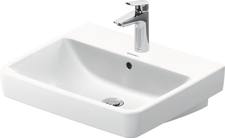 DURAVIT NO.1 umývadlo 55 cm, s otvorom pre batériu a prepadom 23755500002 Obrázek - Hlavní obrázek